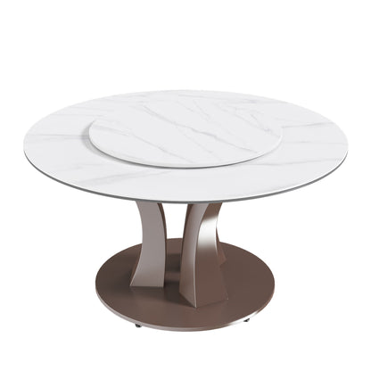 Table With Rotating Tray Scratch & Heat For Kitchen & Restaurant(Table Only - White Home Essentials