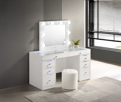 Luxo - Vanity Set - White Crown Mark
