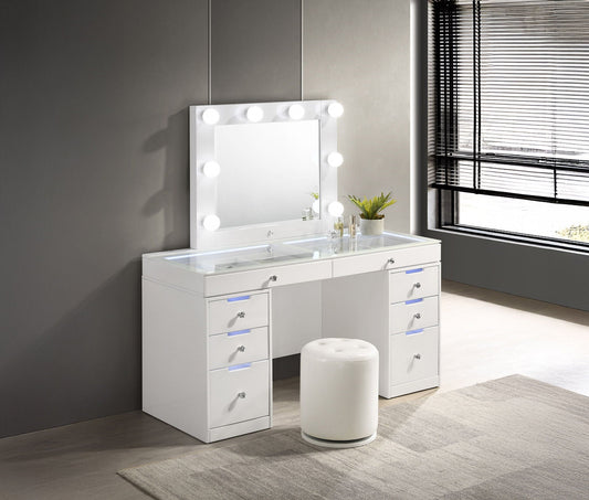 Luxo - Vanity Set - White Crown Mark