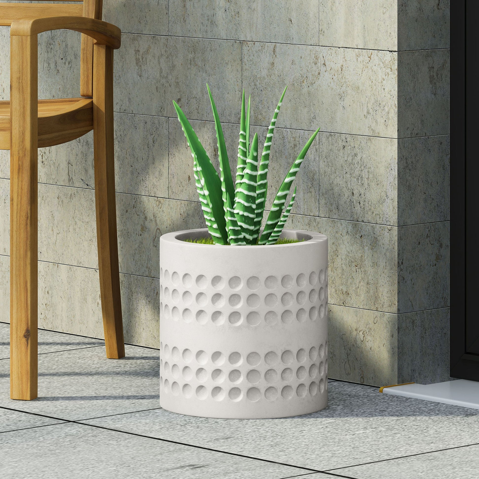 Elegant Design Cube Planter Noble House