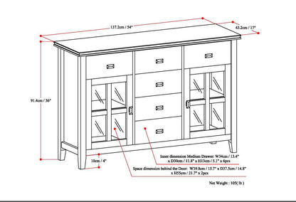 Artisan - Handcrafted Sideboard Buffet Simpli-Home