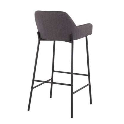 Daniella - Industrial Fixed Height Bar Stool (Set of 2) Lumi Source