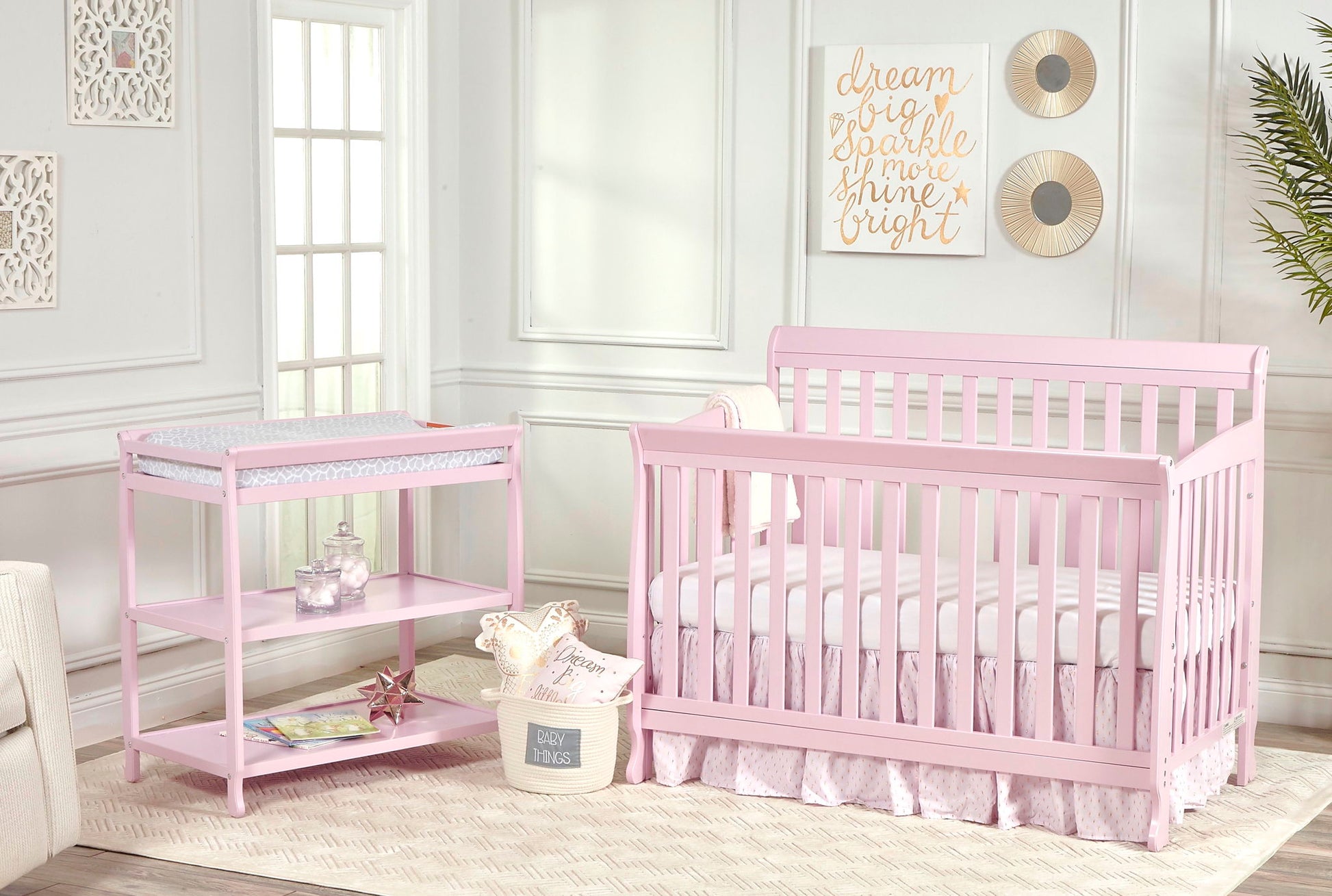Riley - 4-in-1 Convertible Crib Suite Bebe
