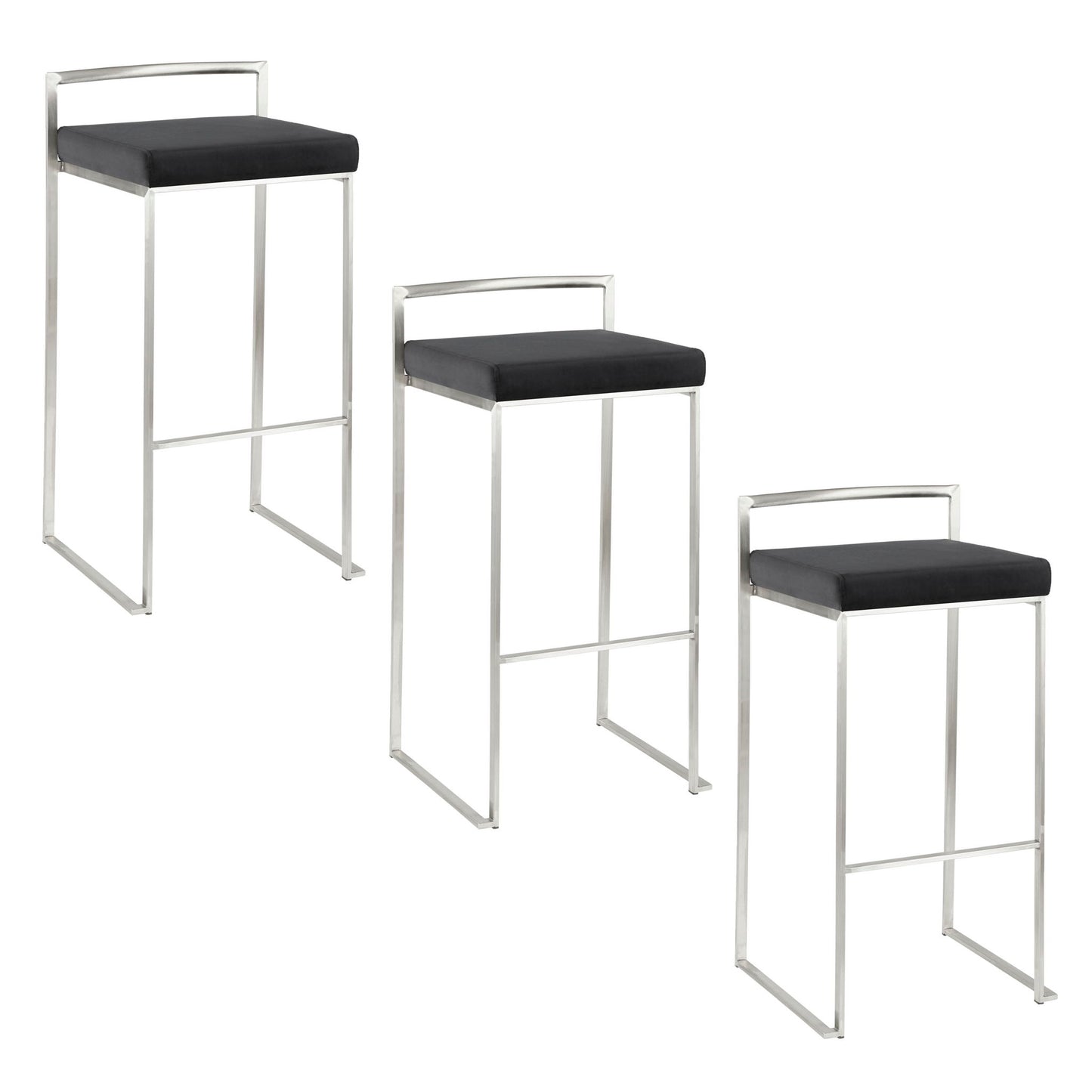 Fuji - Contemporary Stackable Design Barstool Lumi Source