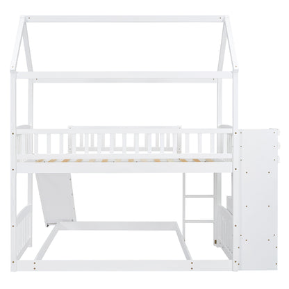 House Bunk Bed With Slide DreamHaus