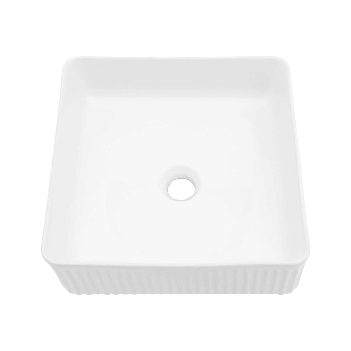 Modern Ceramic Rectangular Vessel Bathroom Sink Daily Nest