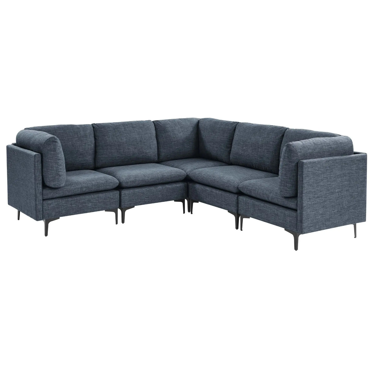 Upholstered Modular Sectional With Tall Legs Home Essentials