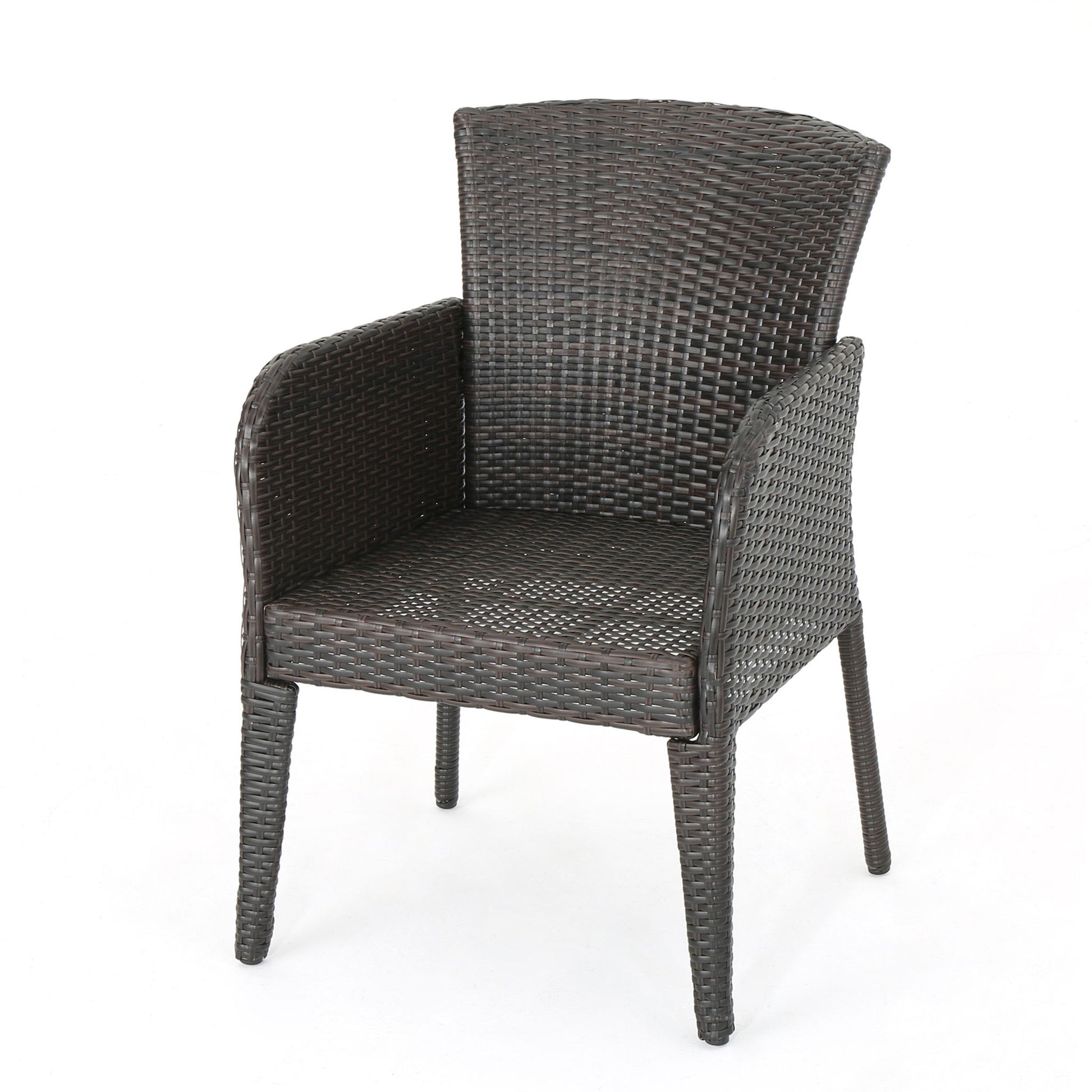Anaya - Outdoor Wicker Dining Armchair (Set of 2) Noble House