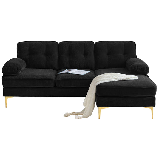 Modern L Shaped Sectional Sofa For Living Room Hearth and Haven