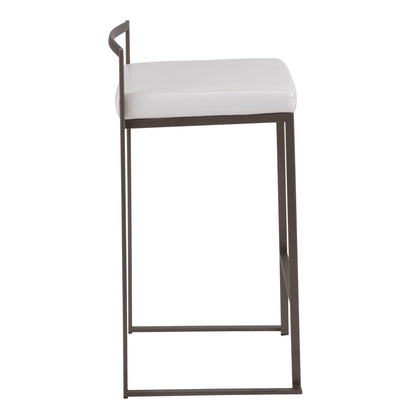 Fuji - Industrial Stackable Counter Stool Elegant Design Lumi Source
