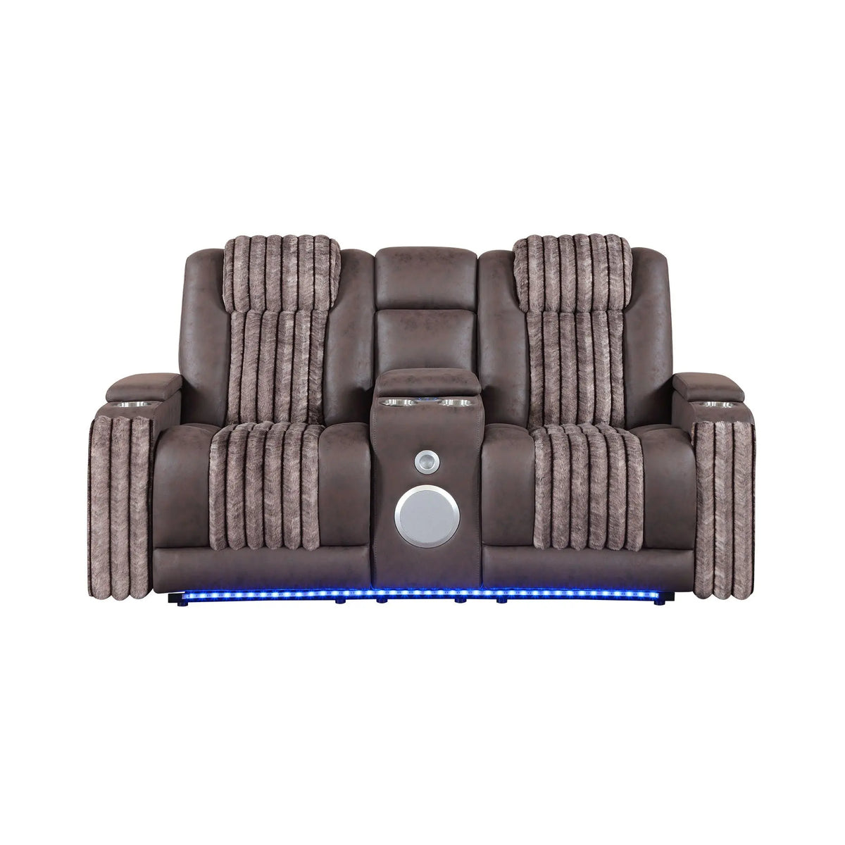 Duran - Power Reclining Loveseat With Power Headrest Global Furniture USA