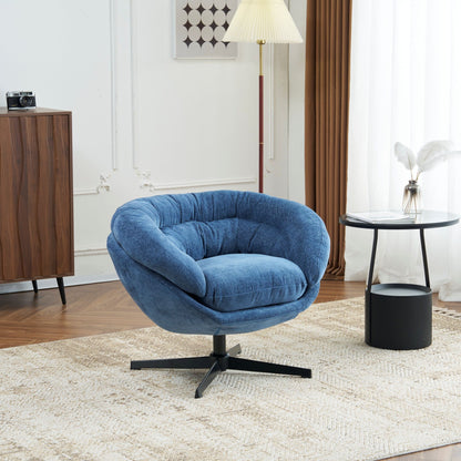 Modern Chenille Office Chair With 360 Degree Swivel Noble House