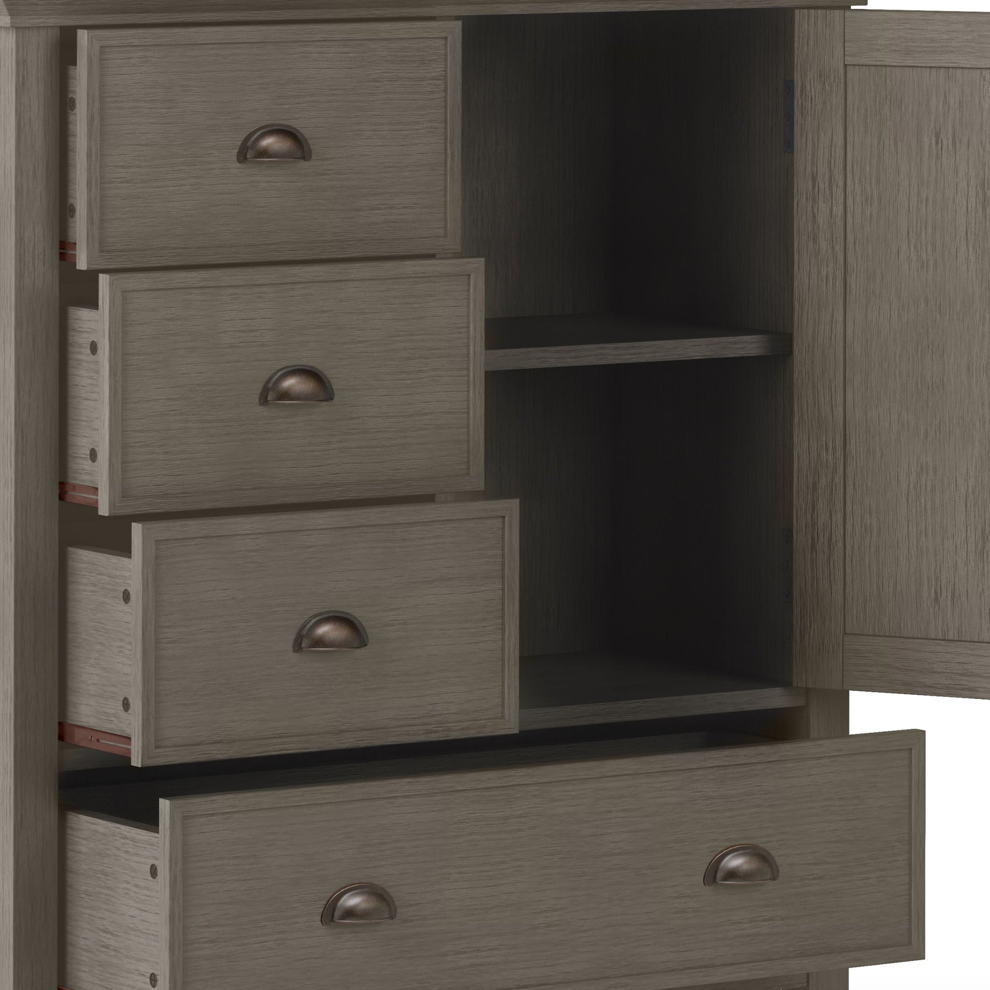 Redmond - Handcrafted Medium Storage Cabinet Simpli-Home