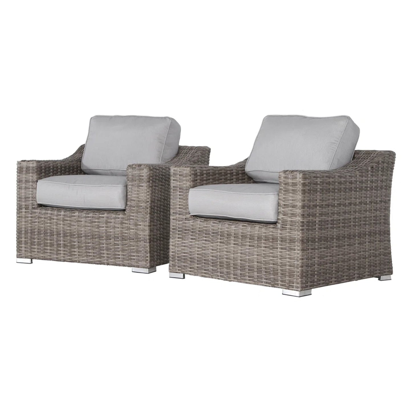 Patio Chair With Cushions Modern Design LSI Patio Furniture