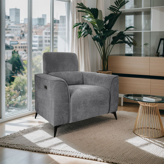 Madison - Power Recliner - Dark Gray Chapel Hill