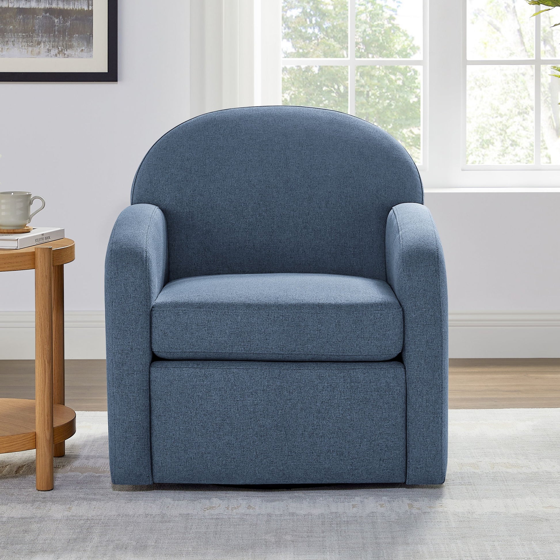 Eddie - Modern Swivel Chair With 360 Degree Functionality Ridgecrest Home