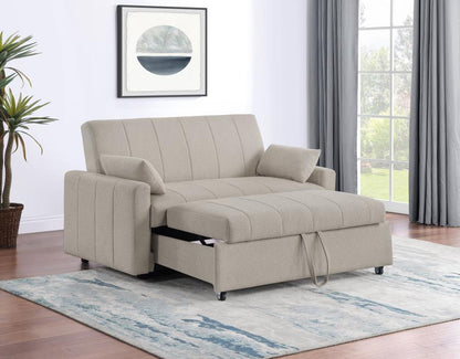 Portland - Boucle Upholstered Sleeper Sofa Bed Coaster Fine Furniture