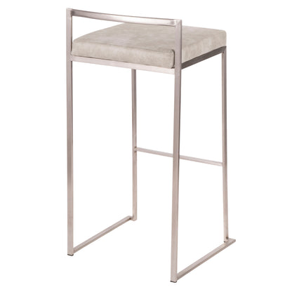Fuji - Contemporary And Elegant Design Stackable Barstool Lumi Source