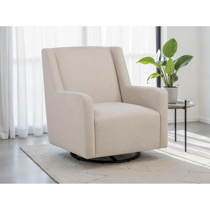 Odessa - Swivel Glider Chair - Taupe Furniture Max