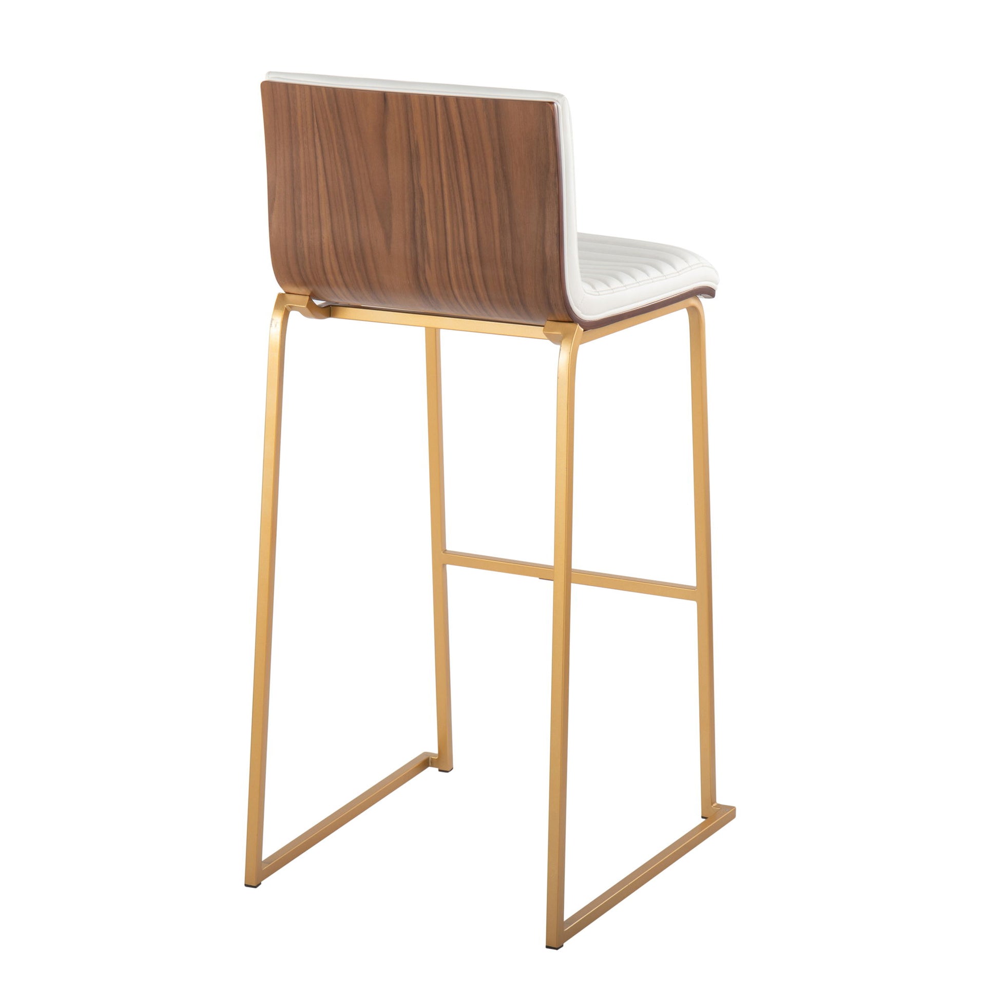 Mason Mara - Contemporary Versatile Desig Fixed Height Barstool (Set of 2) Lumi Source