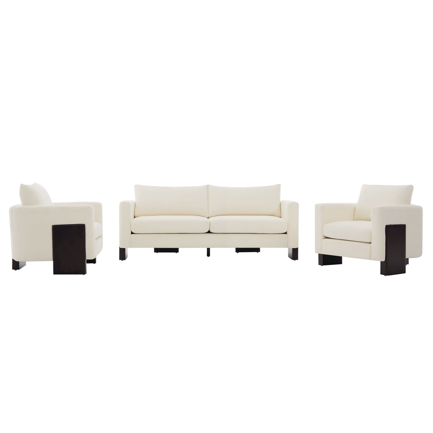 Cozy Sofa Set Oversized Comfy Cloud Sofa Group Noble House