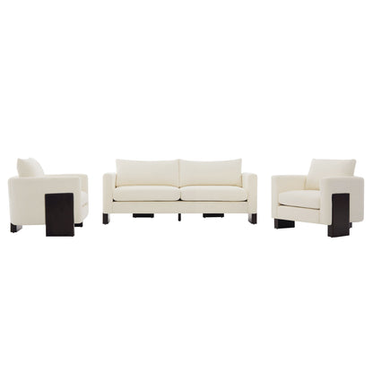 Cozy Sofa Set Oversized Comfy Cloud Sofa Group Noble House