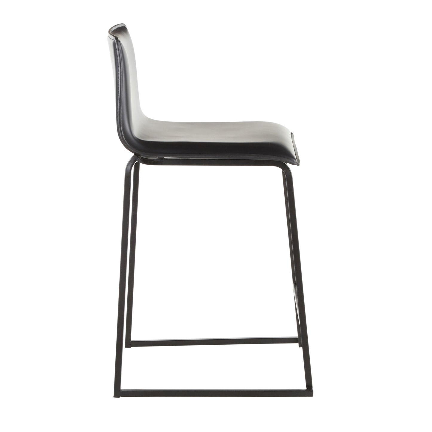 Mara - Upholstered Contemporary Counter Stool (Set of 2) Lumi Source