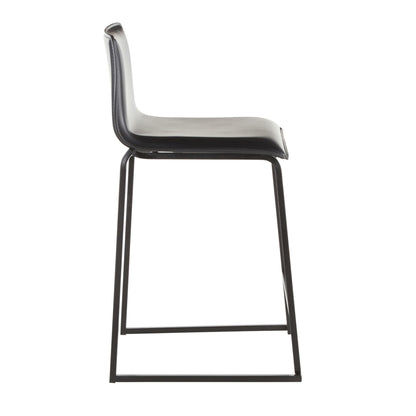 Mara - Upholstered Contemporary Counter Stool (Set of 2) Lumi Source