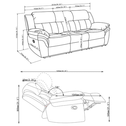 Divine - Sofa With Reclining Furniture Max