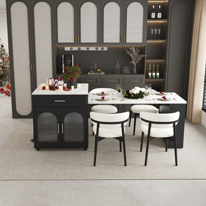 Expandable Kitchen Island With Power Outlet Home Essentials