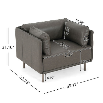 Vintage Modern Aesthetic Appeal Lounge Chair Noble House