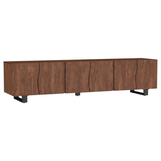 Trask - Wood TV Stand Media Console - Mango Brown Coaster Fine Furniture