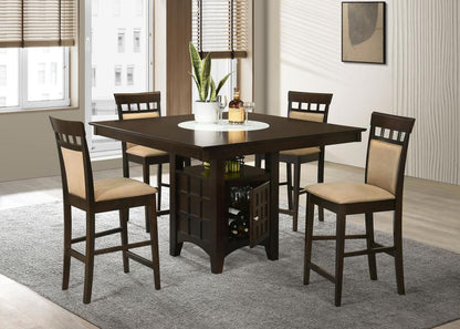 Gabriel - Square Counter Height Dining Set Coaster Fine Furniture