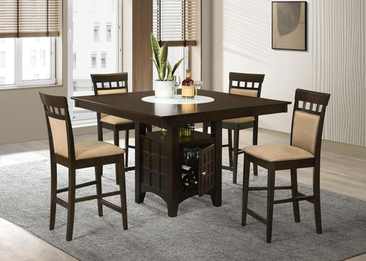 Gabriel - Square Counter Height Dining Set Coaster Fine Furniture