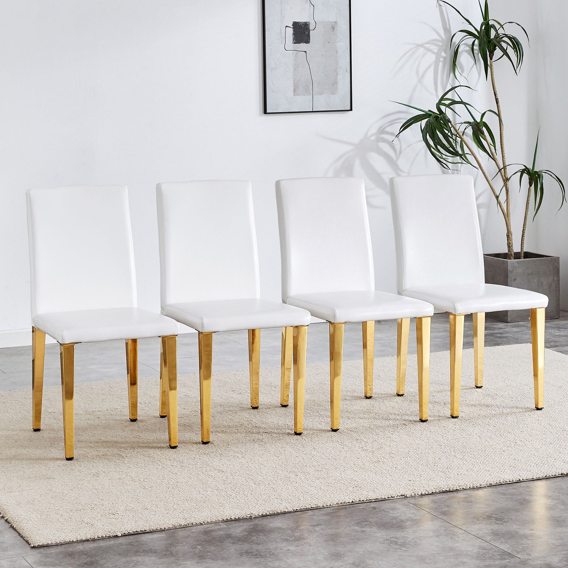Elegant Upholstered Chairs With Metal Legs Home Essentials