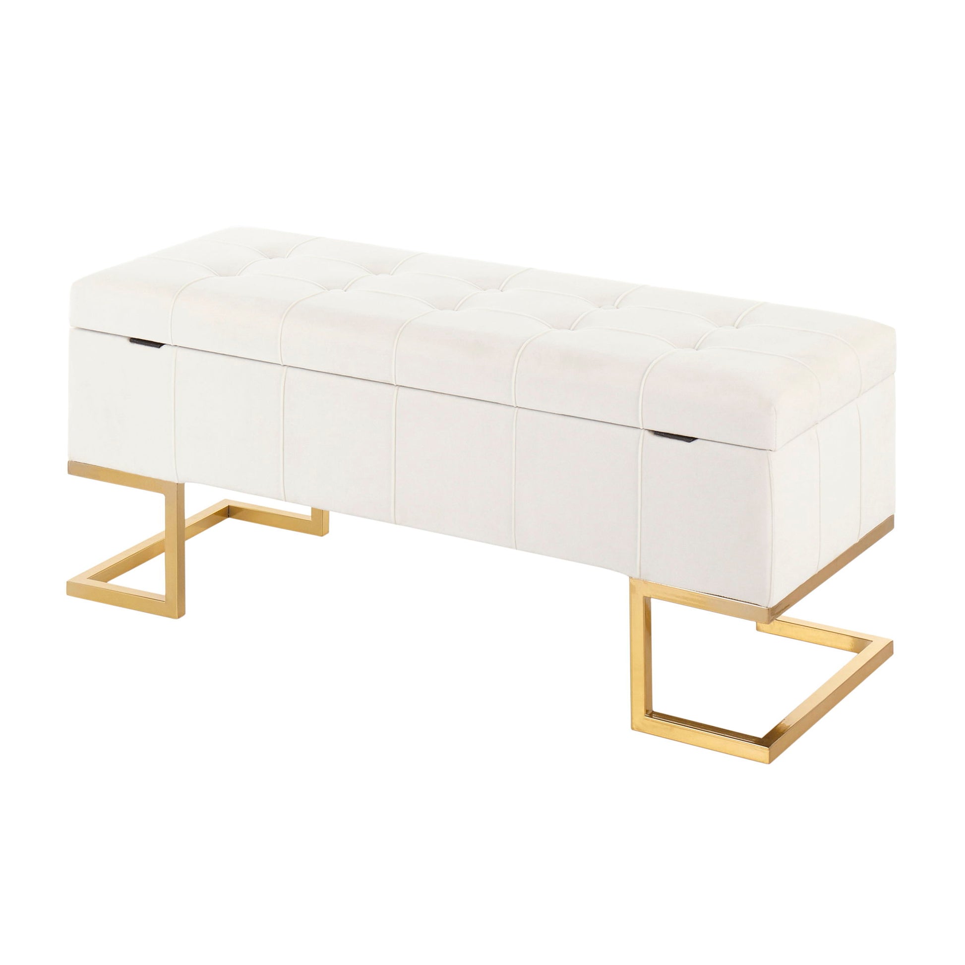 Midas - Contemporary / Glam Storage Bench Lumi Source