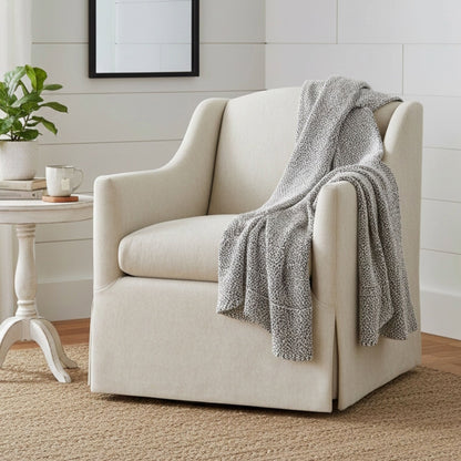 Luisa - Skirted Swivel Accent Chair Ridgecrest Home