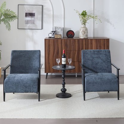Modern Lounge Chair With Upholstery Noble House