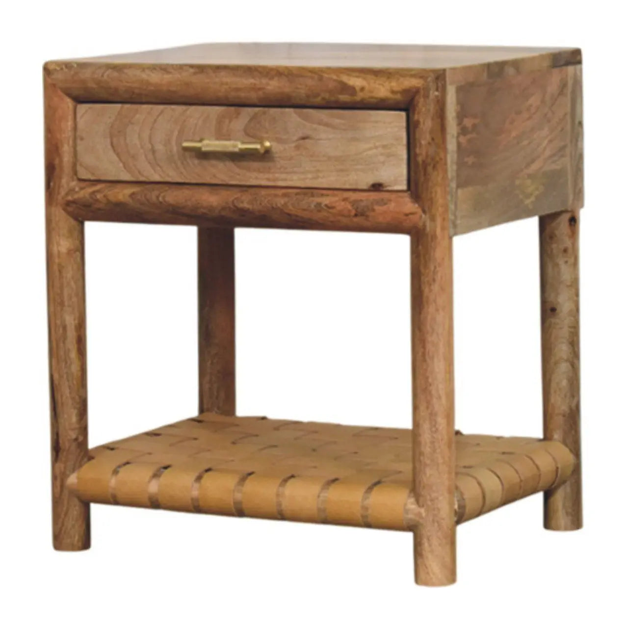 Regency - Woven Nightstand With Drawer - Light Brown Artisan Furniture