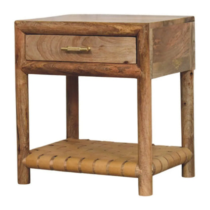 Regency - Woven Nightstand With Drawer - Light Brown Artisan Furniture