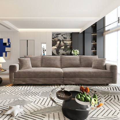 4 Seat Sofa, Deep Seat Couches With Soft Pillows Home Essentials