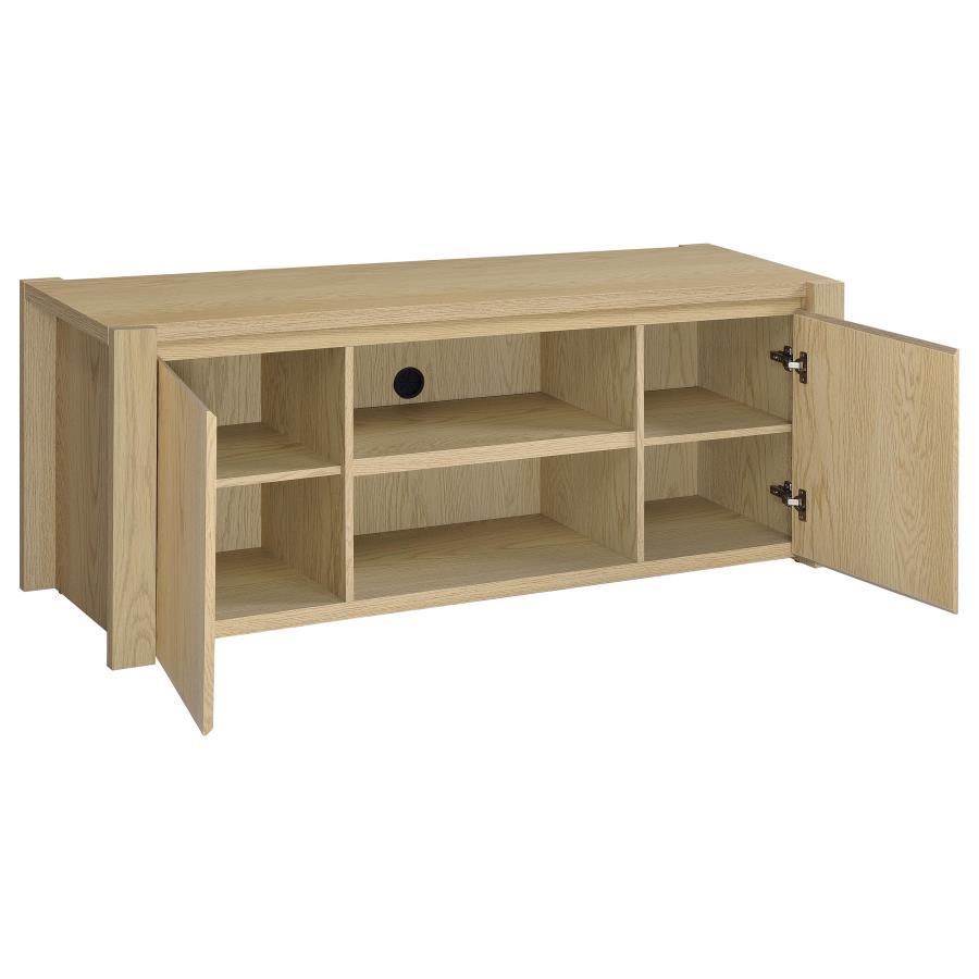Laurelton - 3 Piece Entertainment Center TV Stand - Light Oak Coaster Fine Furniture