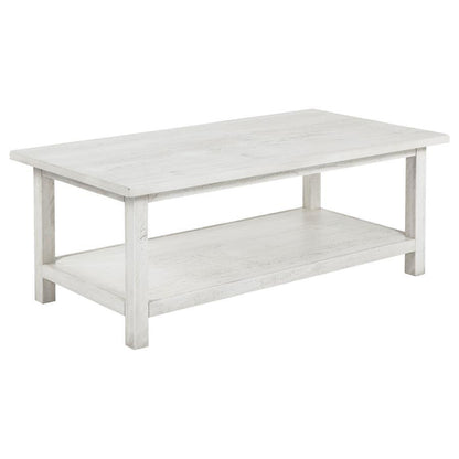 Payne - Wood Coffee Table with Shelf Coaster Fine Furniture
