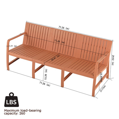1 Piece Indoor / Outdoor 3 Seater Sofa, UV-Resistant, Waterproof And Durable Home Essentials