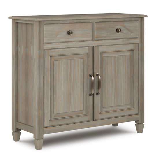 Connaught - Entryway Storage Cabinet - Distressed Gray Simpli-Home