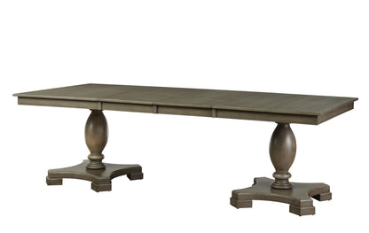 Waylon - 7 Pieces Dining Room Set - Gray / Oak Acme