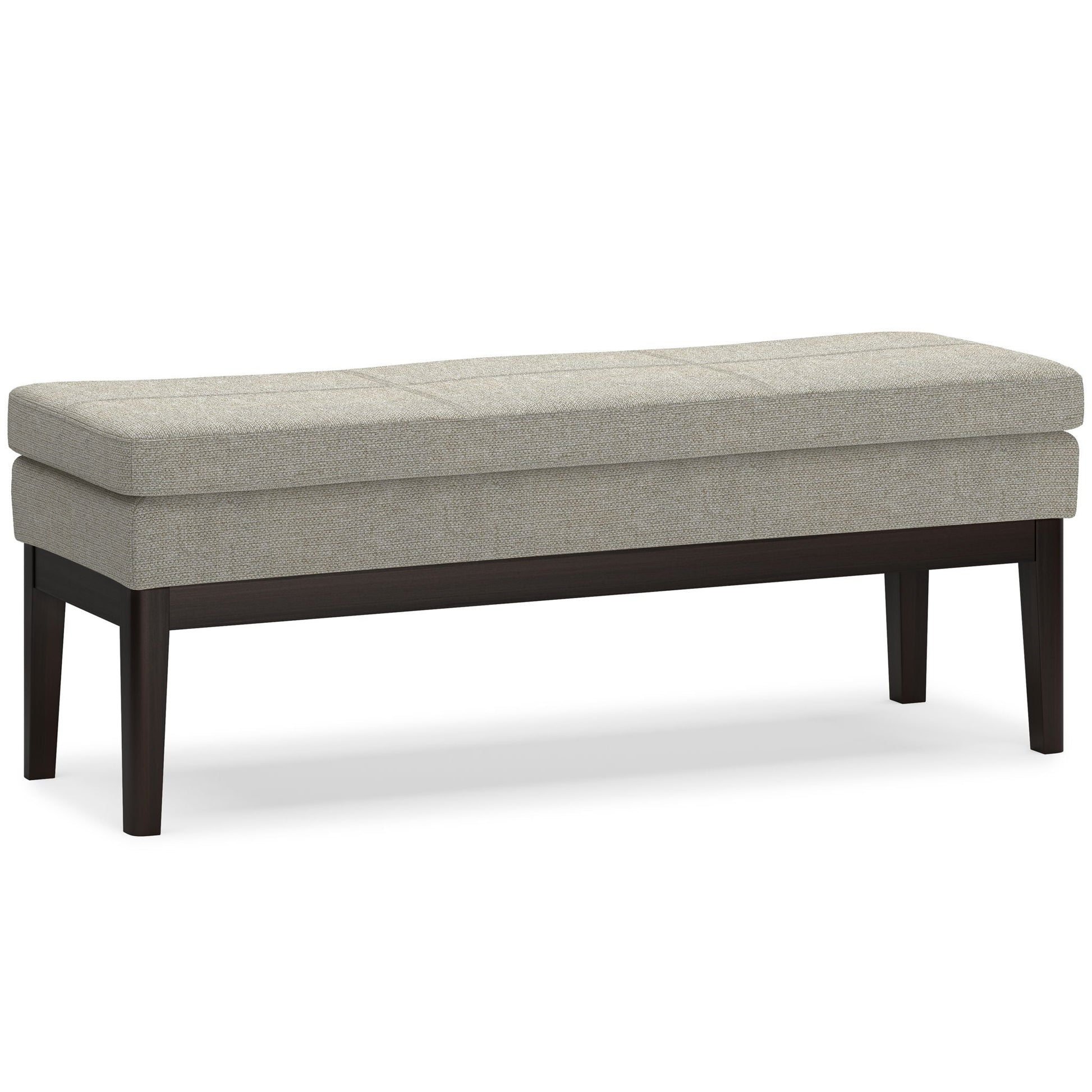 Carlson - Ottoman Bench, Mid Century Design Simpli-Home