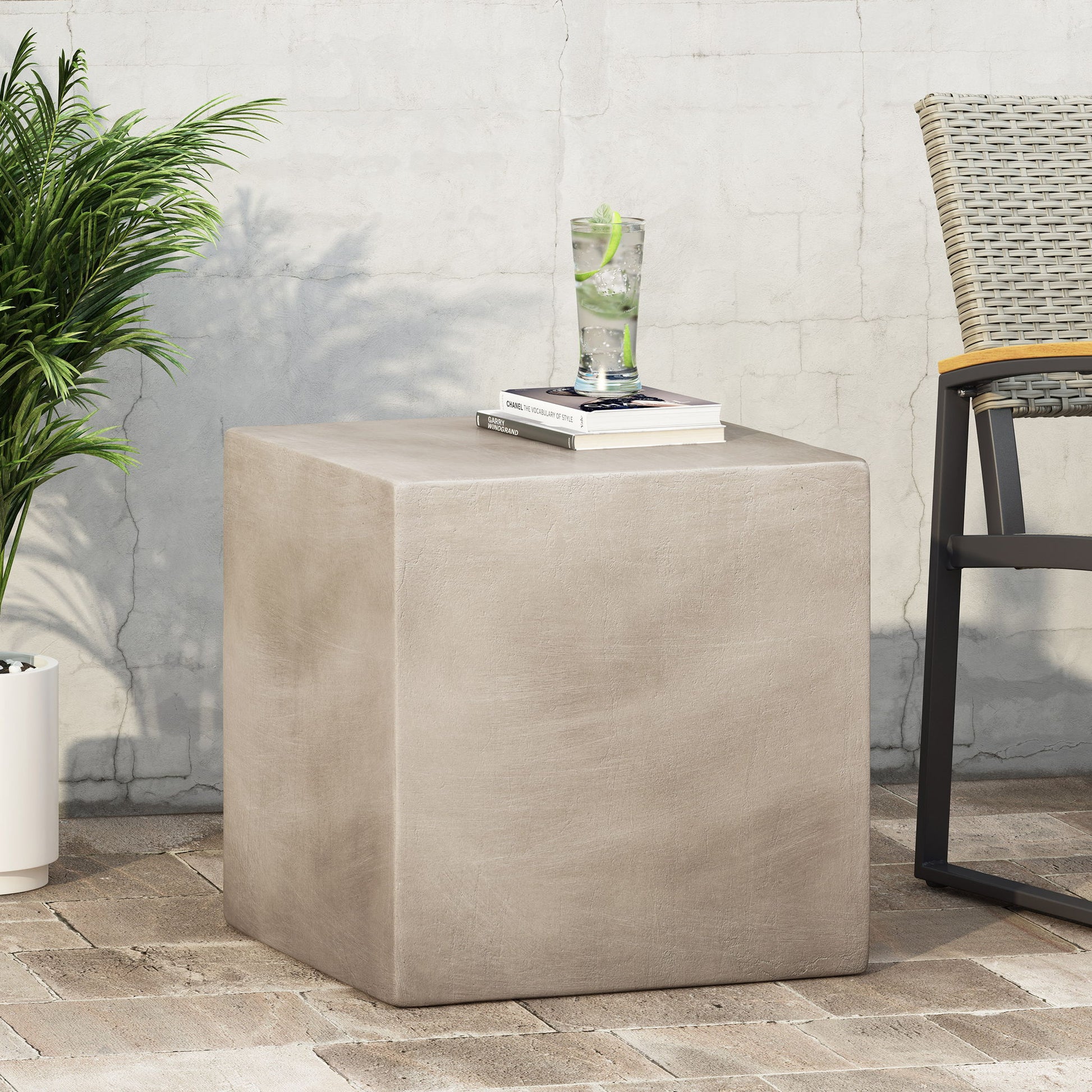 Outdoor / Indoor Square Lightweight Side Table Noble House