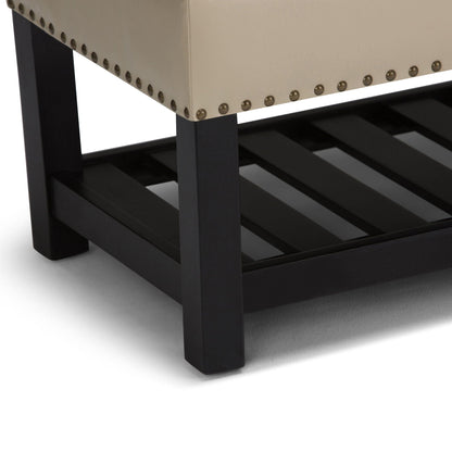 Lomond - Upholstered Storage Ottoman Bench Simpli-Home