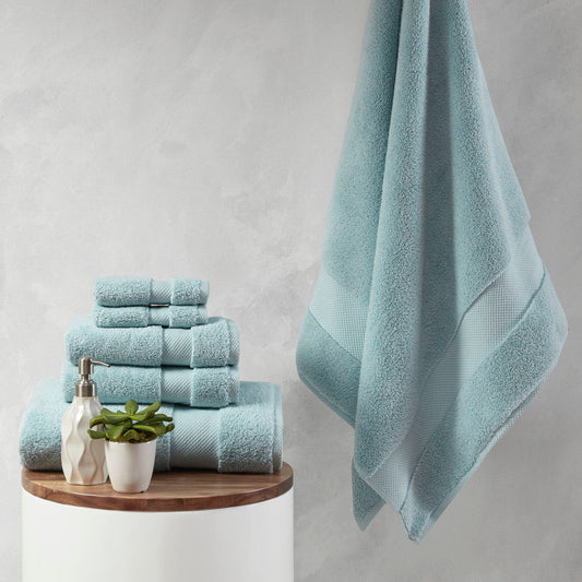 Splendor - 6 Piece Towel Set - Blue